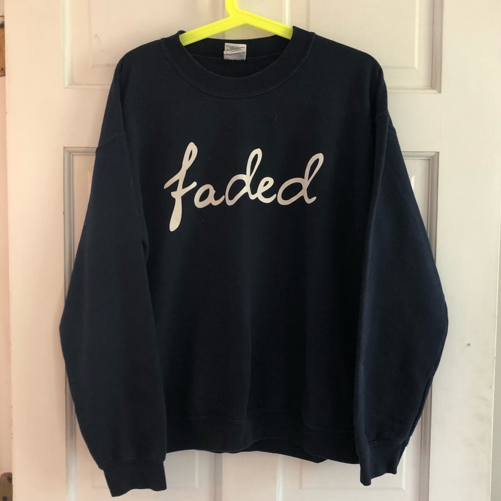 Faded *GLOW IN THE DARK* Crew Neck Sweatshirt